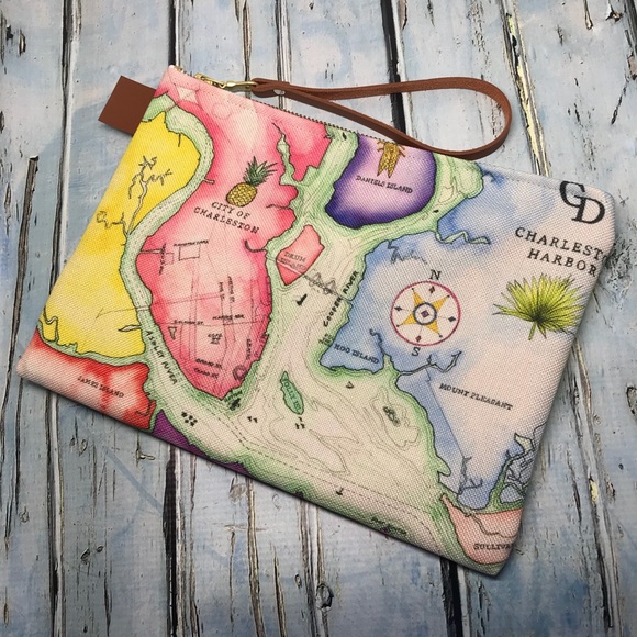 Map Pouch of the city of Charleston - Picture 3 of 3